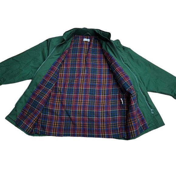 Vintage Plaid Lined Lacoste Jacket Large Green - Picture 2 of 15